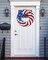 Honor Hero Patriotic WreathThe Flag Wreath on The Porch Red, White, Blue Memorial Day Wreath - Durable Independence Day Front Door Decoration (Rotundity)